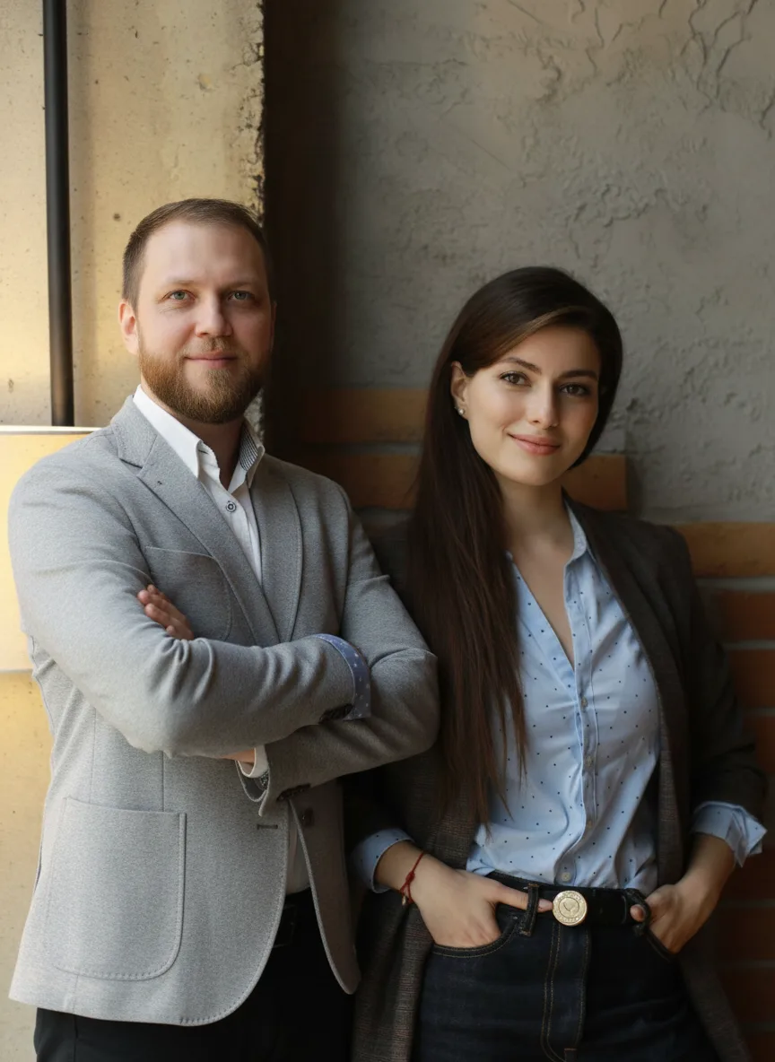 Kirill und Aydan, Mitgründer von BeFunded